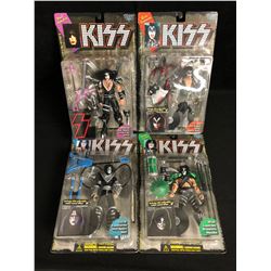 McFARLANE TOYS "KISS" FIGURES LOT (PAUL, GENE, PETER, ACE)