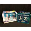 Image 1 : STARTING LINE-UP HOCKEY FIGURES/ SEATTLE MARINERS LUNCH BOX