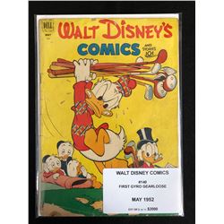 WALT DISNEY COMICS #140 (DELL COMICS) 1952