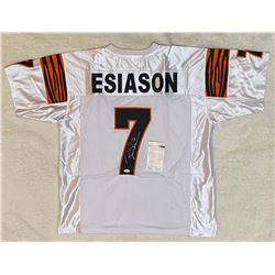 BOOMER ESIASON SIGNED BENGALS JERSEY (JSA COA)