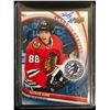 Image 1 : PATRICK KANE SIGNED UPPER DECK STARS IN STRIPES HOCKEY CARD