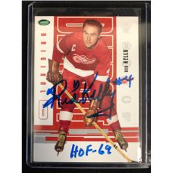 RED KELLY SIGNED PARKHURST HOCKEY CARD