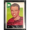 Image 1 : NORM ULLMAN SIGNED 1962-63 PARKHURST HOCKEY CARD