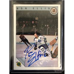 RON ELLIS SIGNED ULTIMATE TRADING HOCKEY CARD