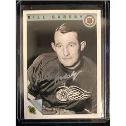 BILL GADSBY SIGNED ULTIMATE TRADING HOCKEY CARD