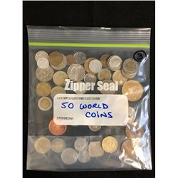 50 WORLD COINS