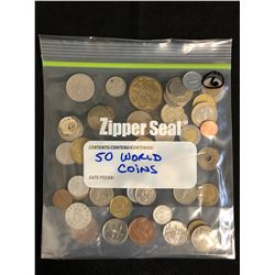 50 WORLD COINS