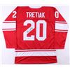 Image 1 : VLADISLAV TRETIAK SIGNED TEAM RUSSIA HOCKEY JERSEY (BECKETT COA)