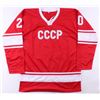 Image 2 : VLADISLAV TRETIAK SIGNED TEAM RUSSIA HOCKEY JERSEY (BECKETT COA)
