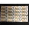 Image 1 : 1973 $1 UNCIRCULATED SEQUENTIAL CANADIAN BANK NOTES