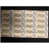 Image 1 : 1973 $1 UNCIRCULATED SEQUENTIAL CANADIAN BANK NOTES