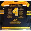Image 1 : BOBBY ORR SIGNED BRUINS STAT JERSEY (GREAT NORTH ROAD HOLOGRAM)