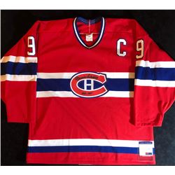 MAURICE RICHARD SIGNED CANADIENS CAPTAIN JERSEY (PSA/DNA COA)