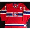 Image 1 : MAURICE RICHARD SIGNED CANADIENS CAPTAIN JERSEY (PSA/DNA COA)