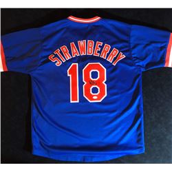 DARRYL STRAWBERRY SIGNED METS JERSEY (JSA COA)