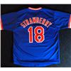 Image 1 : DARRYL STRAWBERRY SIGNED METS JERSEY (JSA COA)