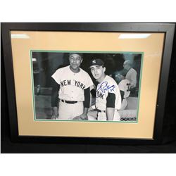 JOE PEPITONE SIGNED 26" X 20" FRAMED PHOTO (JSA COA