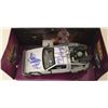 Image 1 : Michael J. Fox & Christopher Lloyd Signed "Back to the Future" DeLorean 1:24 Diecast Car (PSA LOA)