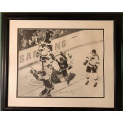 SAMSUNG PROMOTIONAL FRAMED PICTURE 16X20 SIGNED BY BOBBY ORR