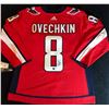 Image 1 : ALEXANDER OVECHKIN SIGNED CAPITALS CAPTAIN JERSEY (AJ SPORTSWORLD HOLOGRAM)