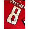 Image 2 : ALEXANDER OVECHKIN SIGNED CAPITALS CAPTAIN JERSEY (AJ SPORTSWORLD HOLOGRAM)