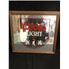 Image 1 : Coors Light Beer Framed Mirror Sign (19"X15")