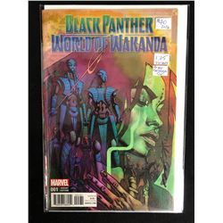 BLACK PANTHER WORLD OF WAKANDA #001 (MARVEL COMICS) SIGNED BY BRIAN STELFREEZE