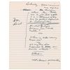 Image 1 : Dwight D. Eisenhower Handwritten Notes