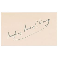 Madame Chiang Kai-shek