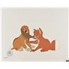 Image 1 : Tod and Copper production cel from The Fox and the Hound