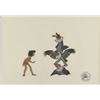 Image 1 : Mowgli and Vultures production cel from The Jungle Book