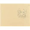 Image 1 : Mickey and Minnie Mouse production drawing from Two-Gun Mickey