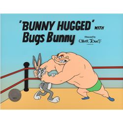 Bugs Bunny and Crusher limited edition sericel from Bunny Hugged