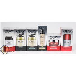 LOT OF NEW ANTI-AGING OLAY MOISTURIZERS