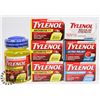 Image 1 : LOT OF ASSORTED SEALED TYLENOL.