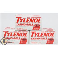 LOT OF ASSORTED SEALED TYLENOL.