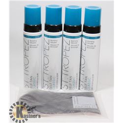 LOT OF TAN APPLICATIONS WITH MITT