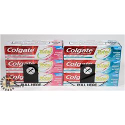 LOT OF COLGATE TOOTHPASTE.