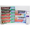 Image 1 : LOT OF ASSORTED TOOTHPASTE.