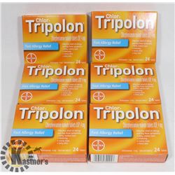 LOT OF CHLOR-TRIPOLON FAST ALLERGY RELIEF TABLETS
