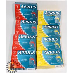 LOT OF AERIUS ALLERGY RELIEF TABLETS