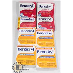 LOT OF BENADRYL ALLERGY RELIEF TABLETS