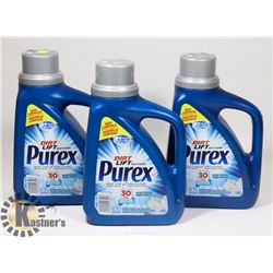 LOT OF 4 PUREX DETERGENT.