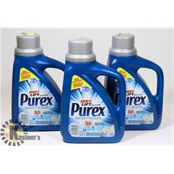 LOT OF 4 PUREX DETERGENT.