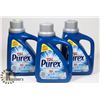 Image 1 : LOT OF 4 PUREX DETERGENT.