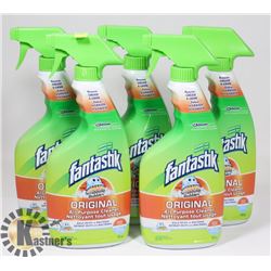 LOT OF 5 FANTASTIK ALL PURPOSE CLEANER