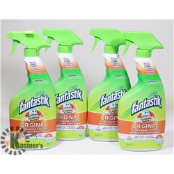 LOT OF 4 FANTASTIK ALL PURPOSE CLEANER