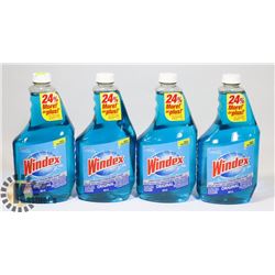 LOT OF 4 WINDEX REFILLS