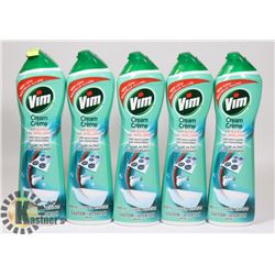 LOT OF 5 VIM CREAM WITH BLEACH CLEANER