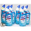 Image 1 : LOT OF 6 LYSOL ACTION GEL TOILET BOWL CLEANER.